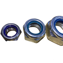 Hexagon Nylock lock Nuts M8 M10 Chinese Manufacturers Hex Nut Fastener Stainless Steel Factory Direct Suppilers